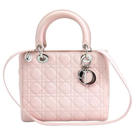 tas Dior pink